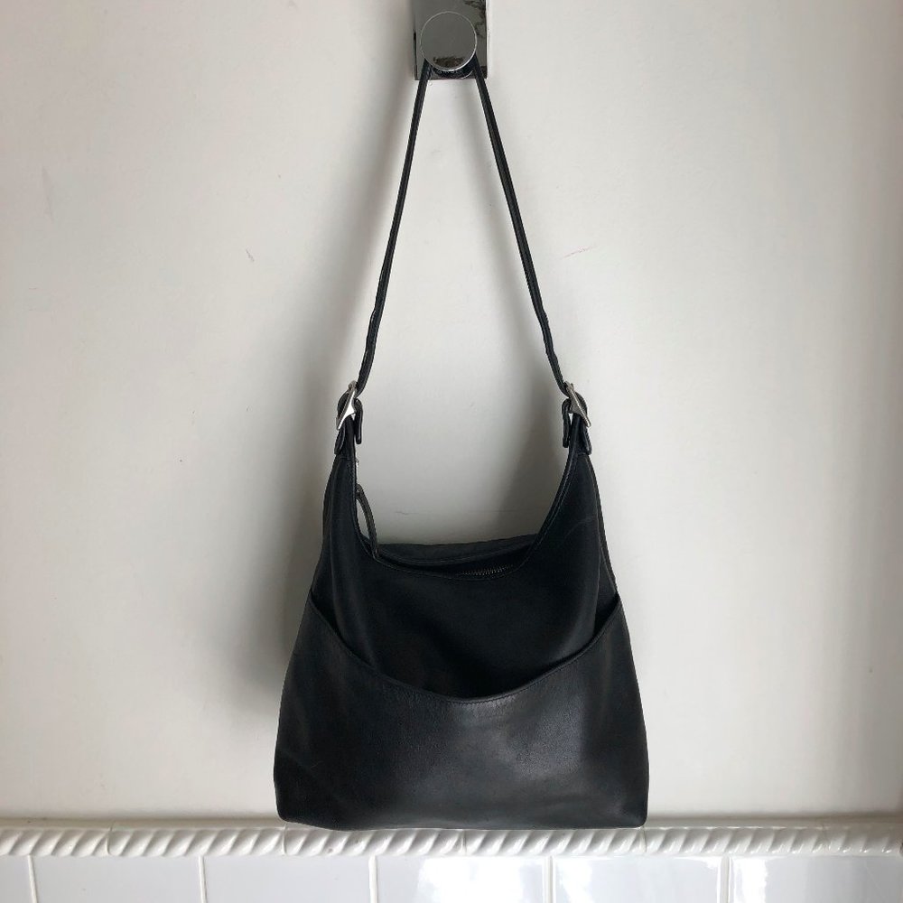 COACH Legacy 9148 BLACK LEATHER SHOULDER BAG